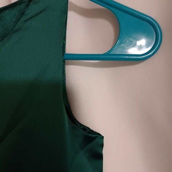 Gymboree Girls Tiered Emerald Green Sz 8 Sleeveless A-line Party Dress - Picture 5 of 12